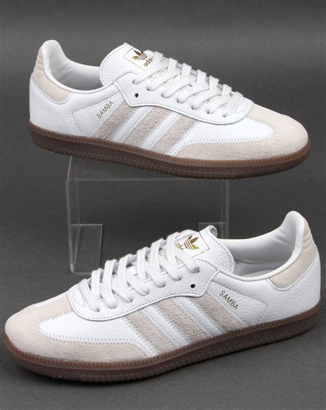 white adidas samba on feet|are sambas unisex.